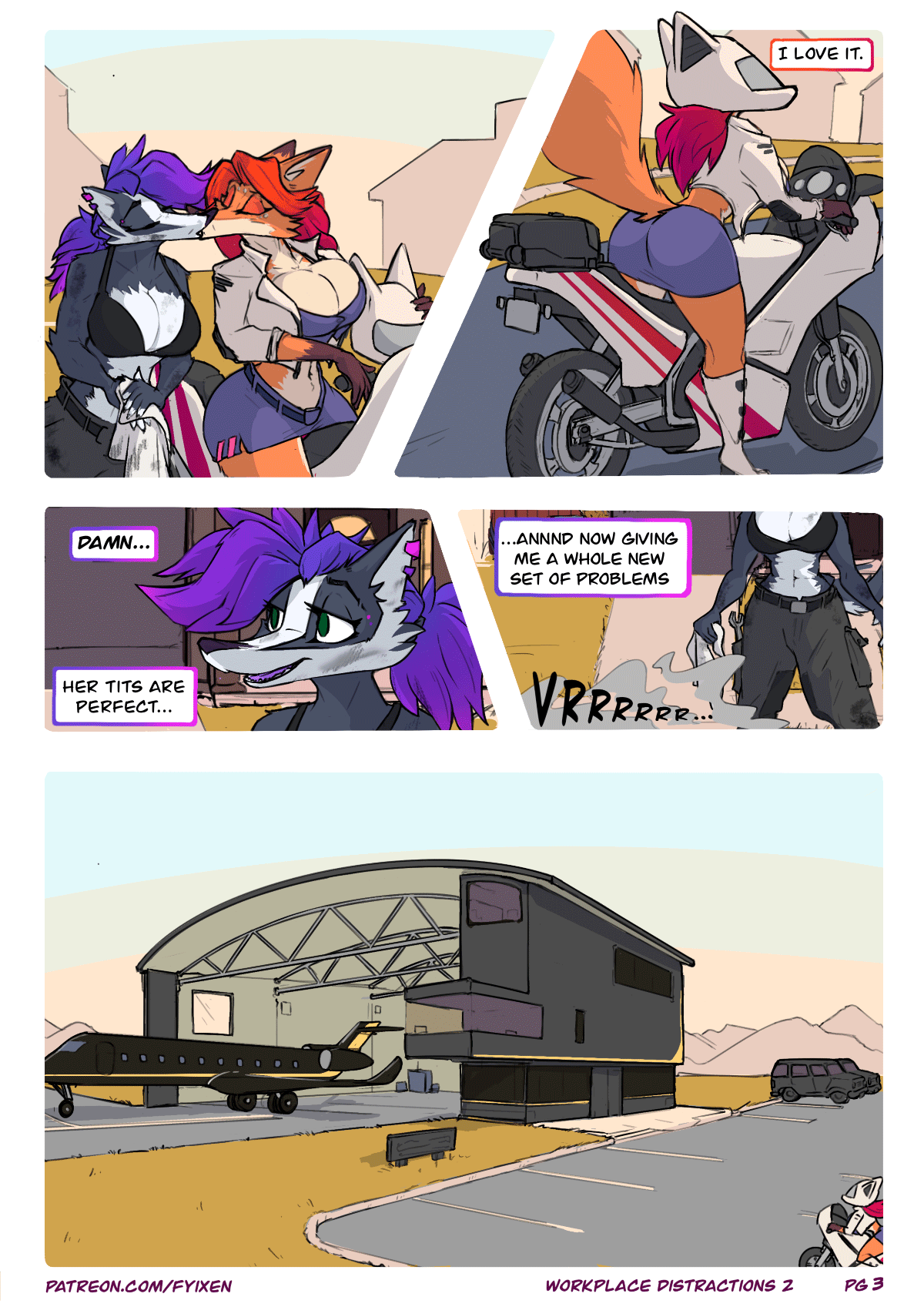 Workplace Distractions 2 ONGOING porn comic picture 4