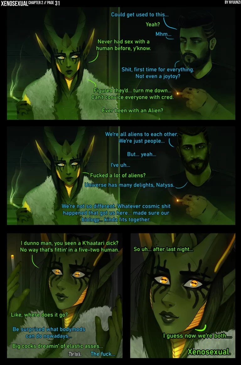 XENOSEXUAL 2: OZURIE (Ongoing) porn comic picture 32