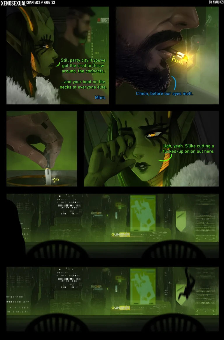 XENOSEXUAL 2: OZURIE (Ongoing) porn comic picture 34