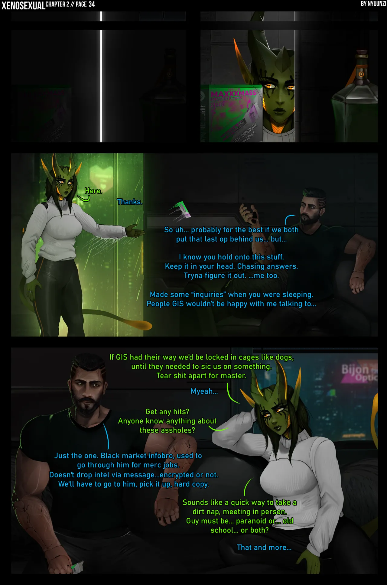 XENOSEXUAL 2: OZURIE (Ongoing) porn comic picture 35