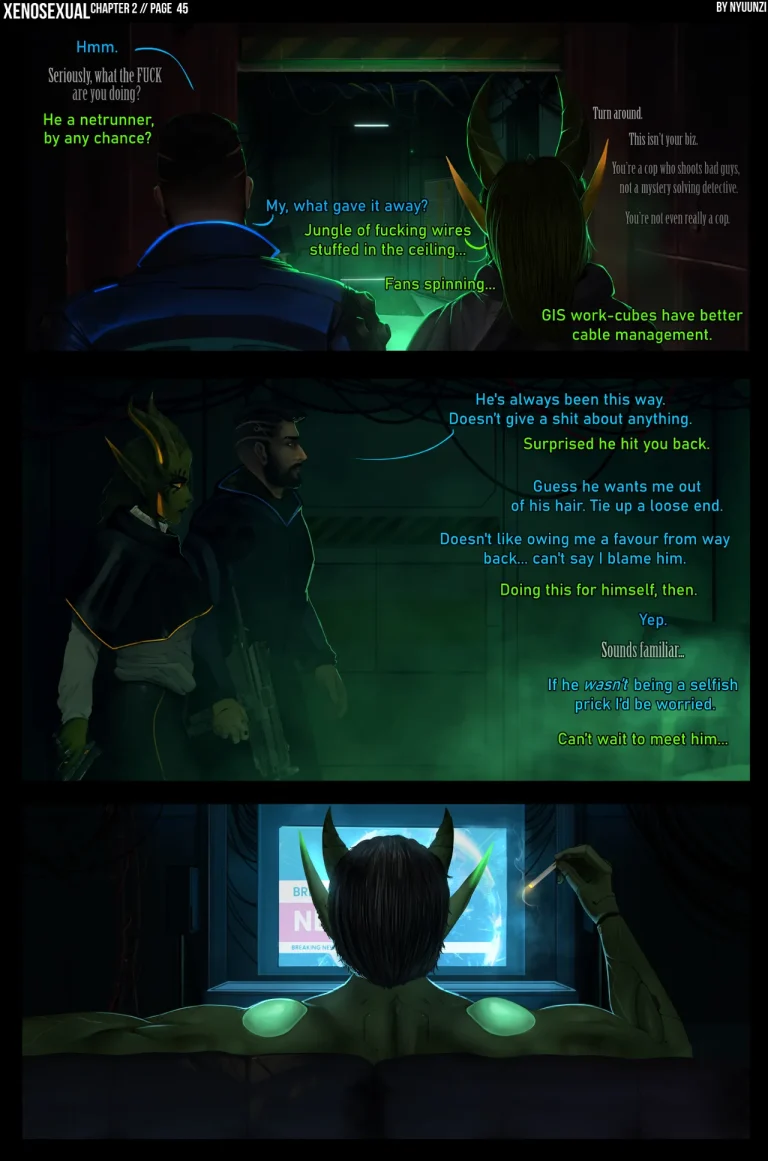 XENOSEXUAL 2: OZURIE (Ongoing) porn comic picture 46
