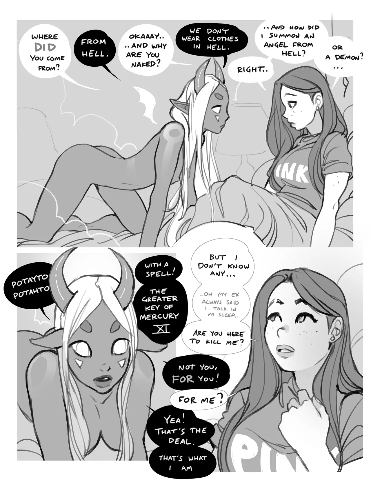 Xi & Her: ch.1. From Hell She Came porn comic picture 6