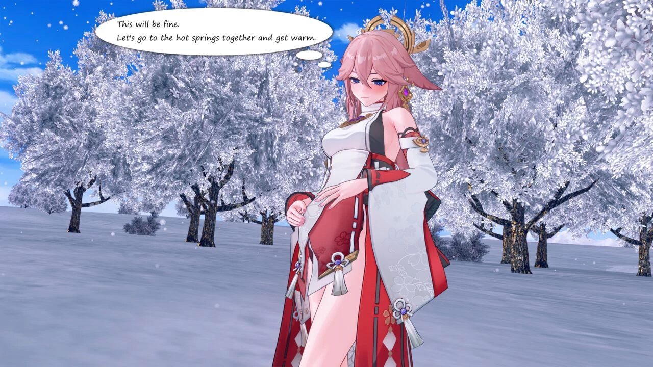 Yae Miko unbirth porn comic picture 11