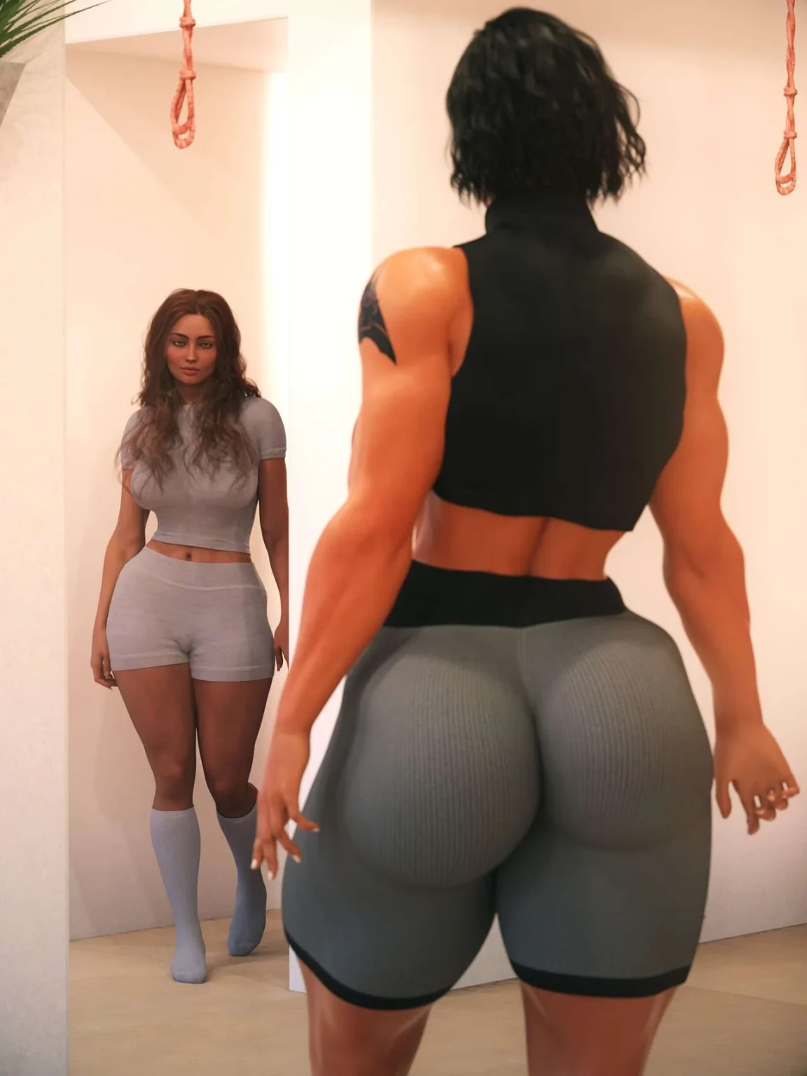 Yoga Trainer Pharah porn comic picture 1