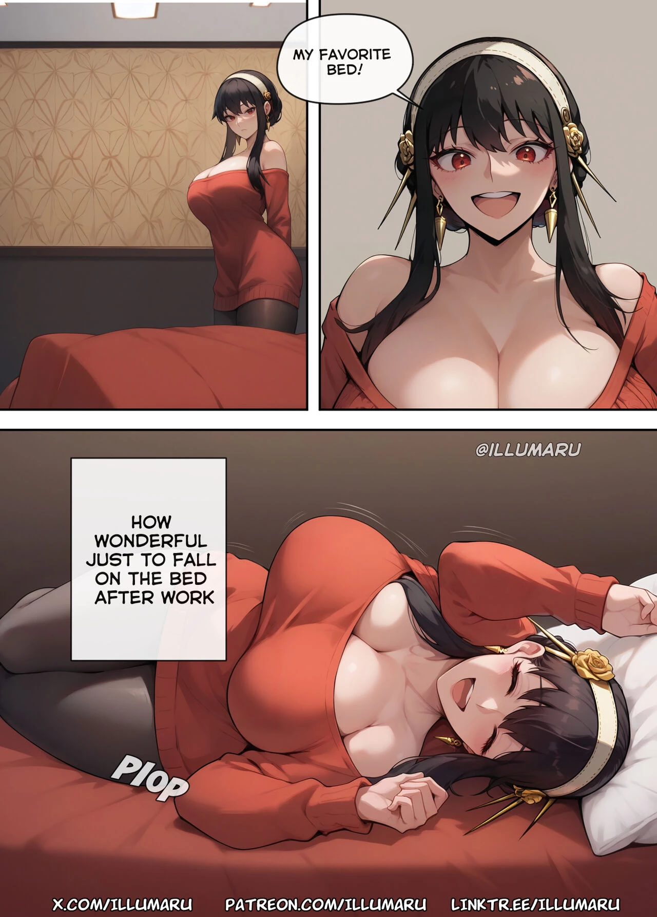 Yor`s successful plan porn comic picture 6