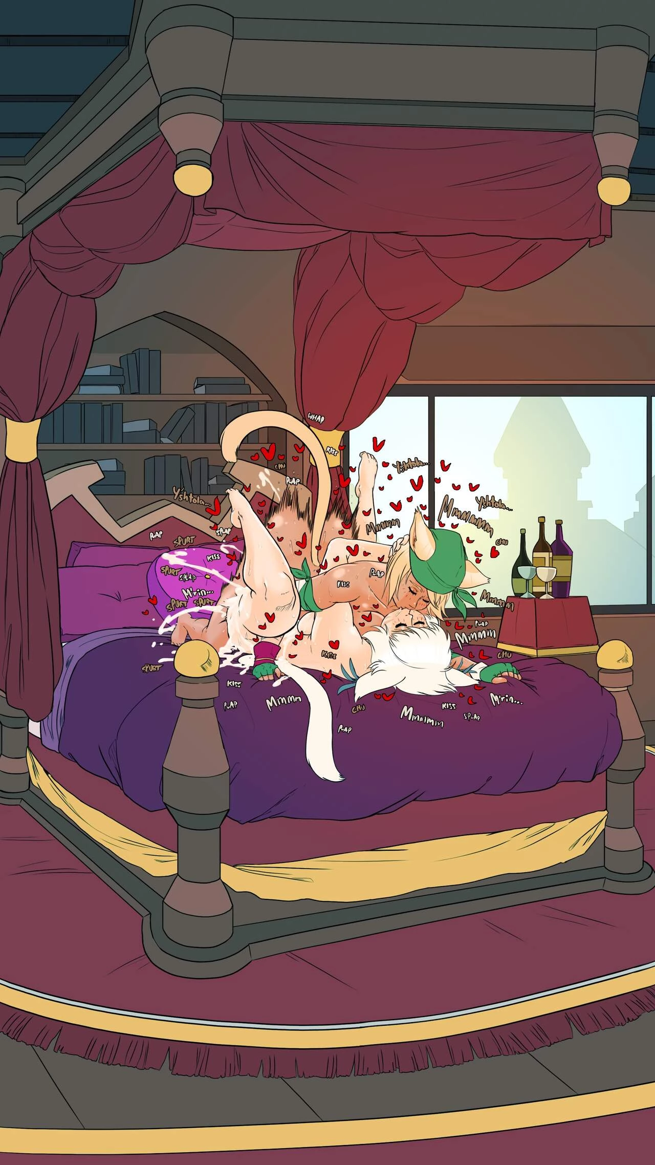 Y'Shtola's start to a long day porn comic picture 2