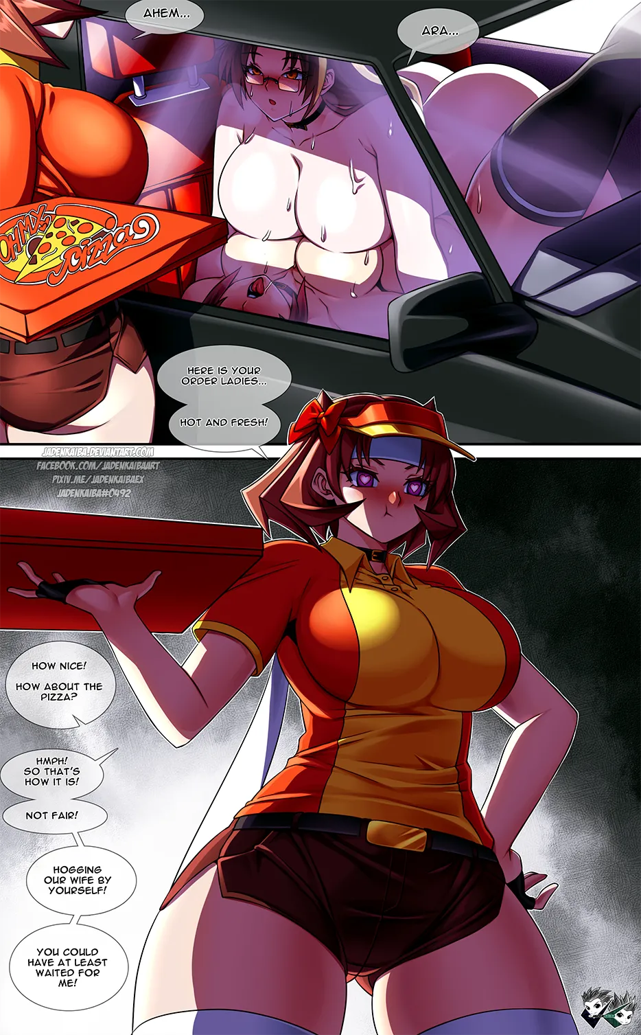 Yui-Ohh! - Pizza Time porn comic picture 5