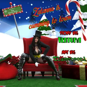 Zatanna is cumming to town porn comic picture 1