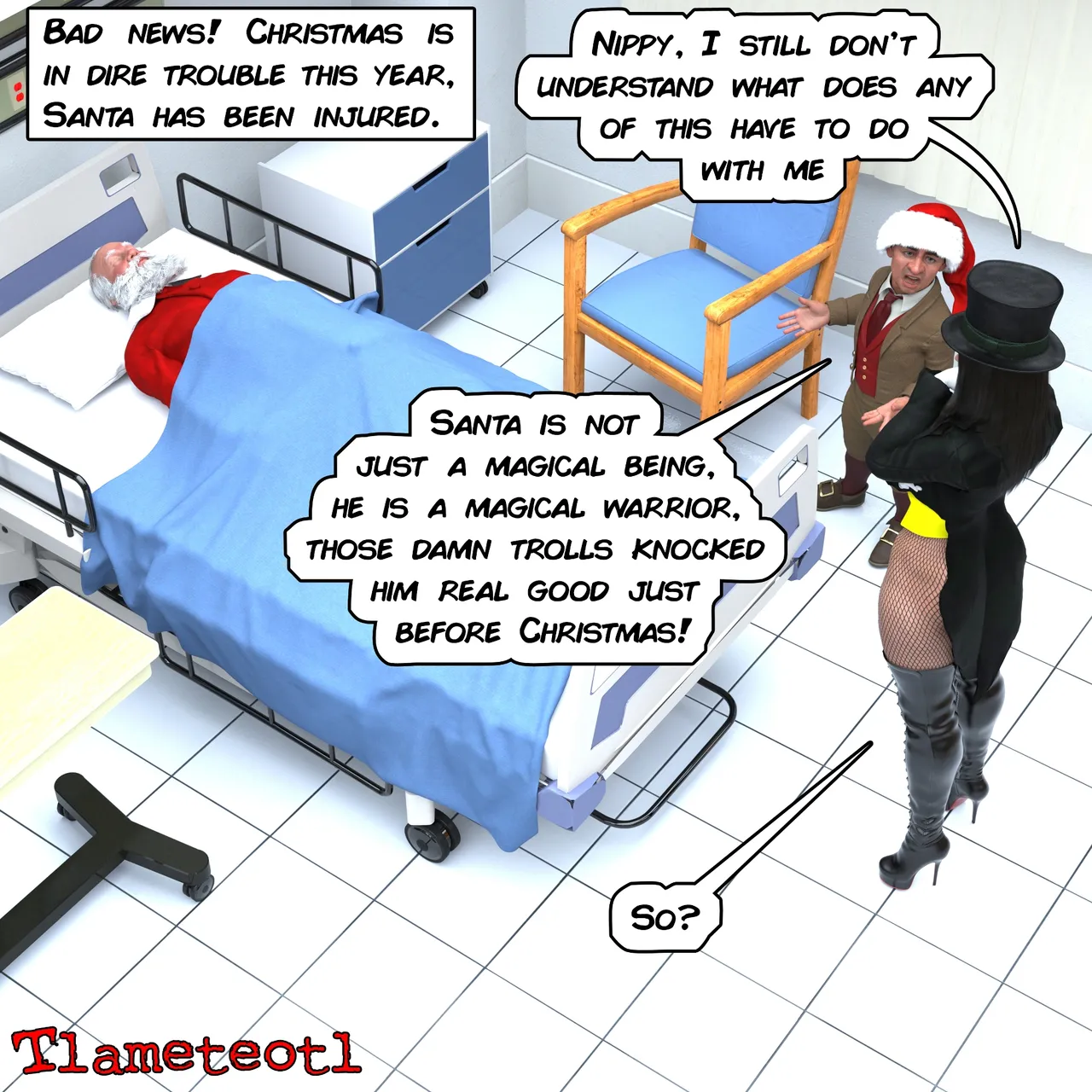 Zatanna is cumming to town porn comic picture 2