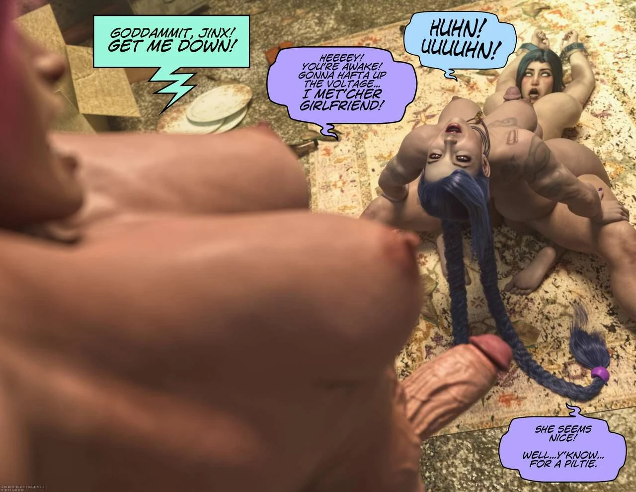Zauned Out porn comic picture 25