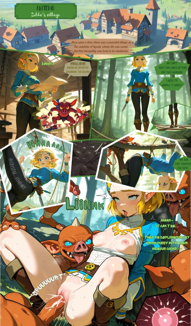Zelda vs. Bokoblins porn comic picture 2