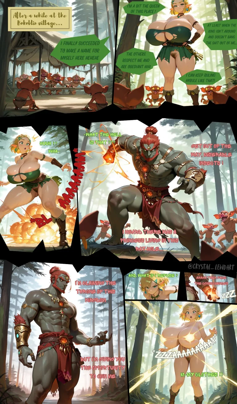 Zelda vs. Bokoblins porn comic picture 21