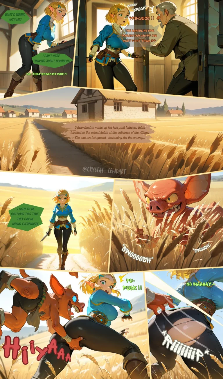Zelda vs. Bokoblins porn comic picture 7