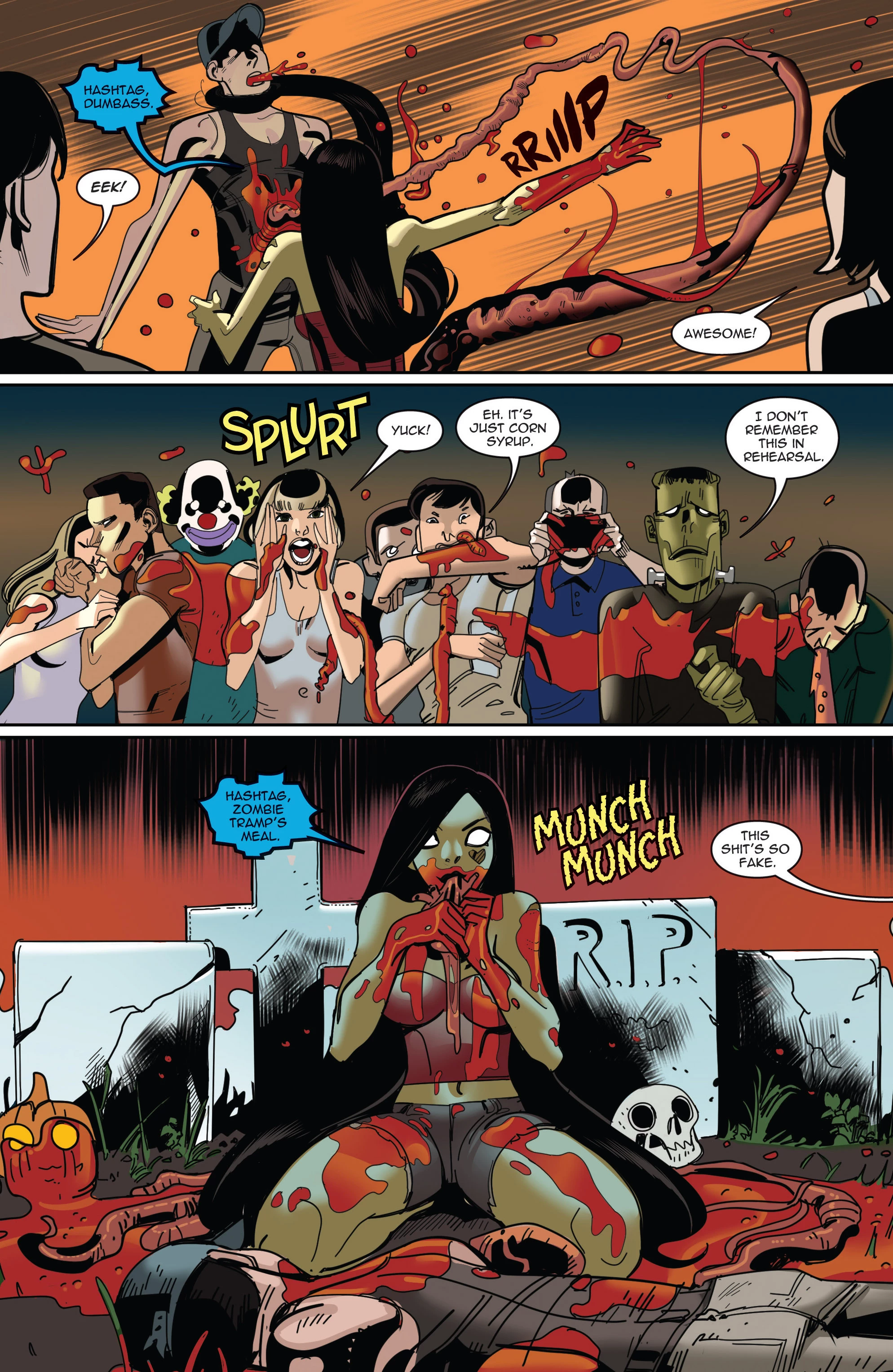 Zombie Tramp v3 .Halloween Special 2016 porn comic picture 15