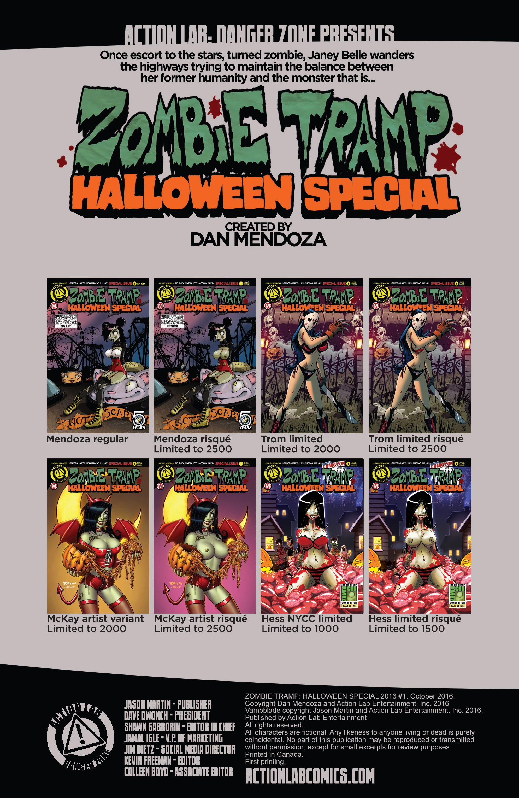 Zombie Tramp v3 .Halloween Special 2016 porn comic picture 2