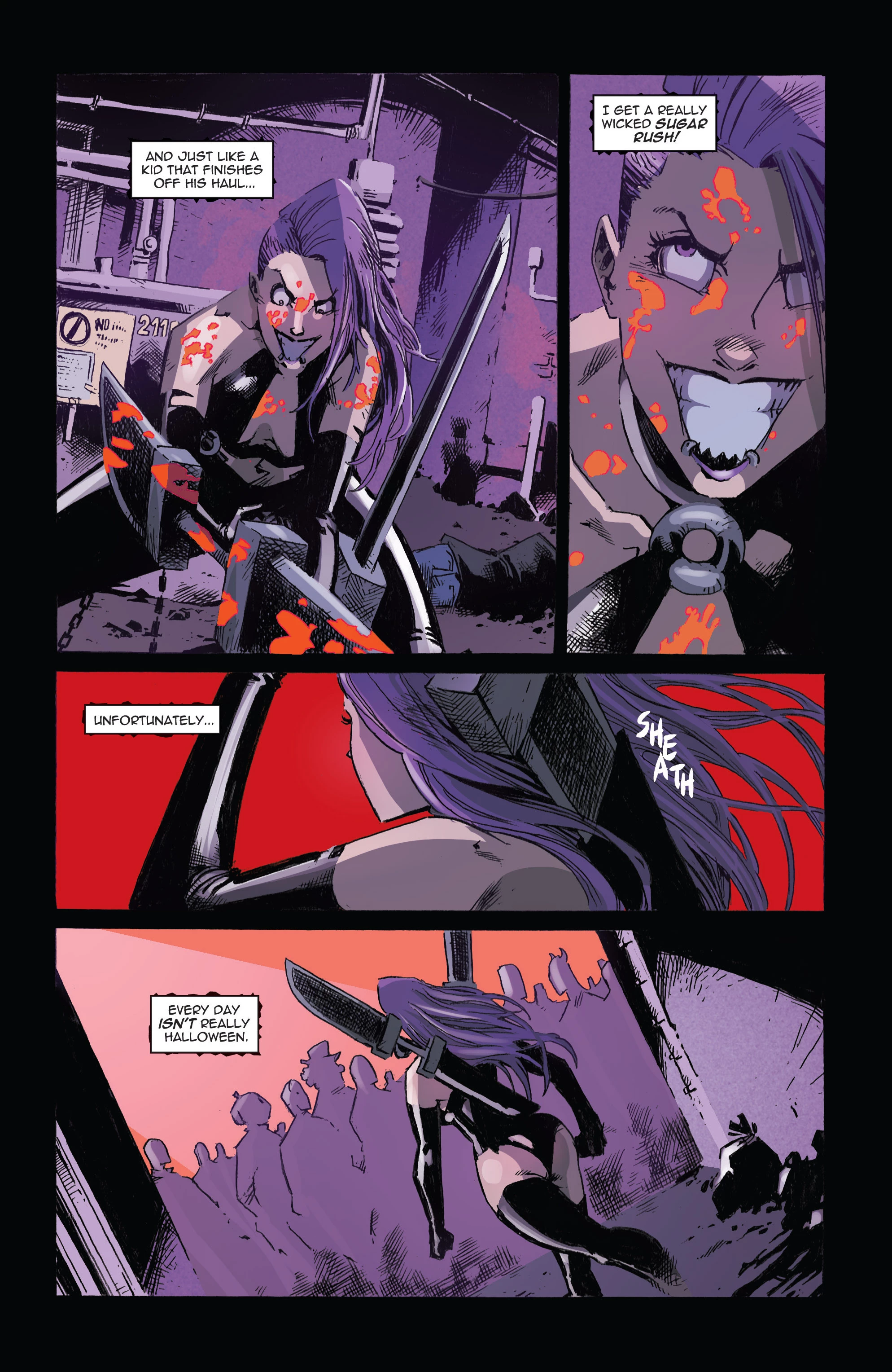 Zombie Tramp v3 .Halloween Special 2016 porn comic picture 57