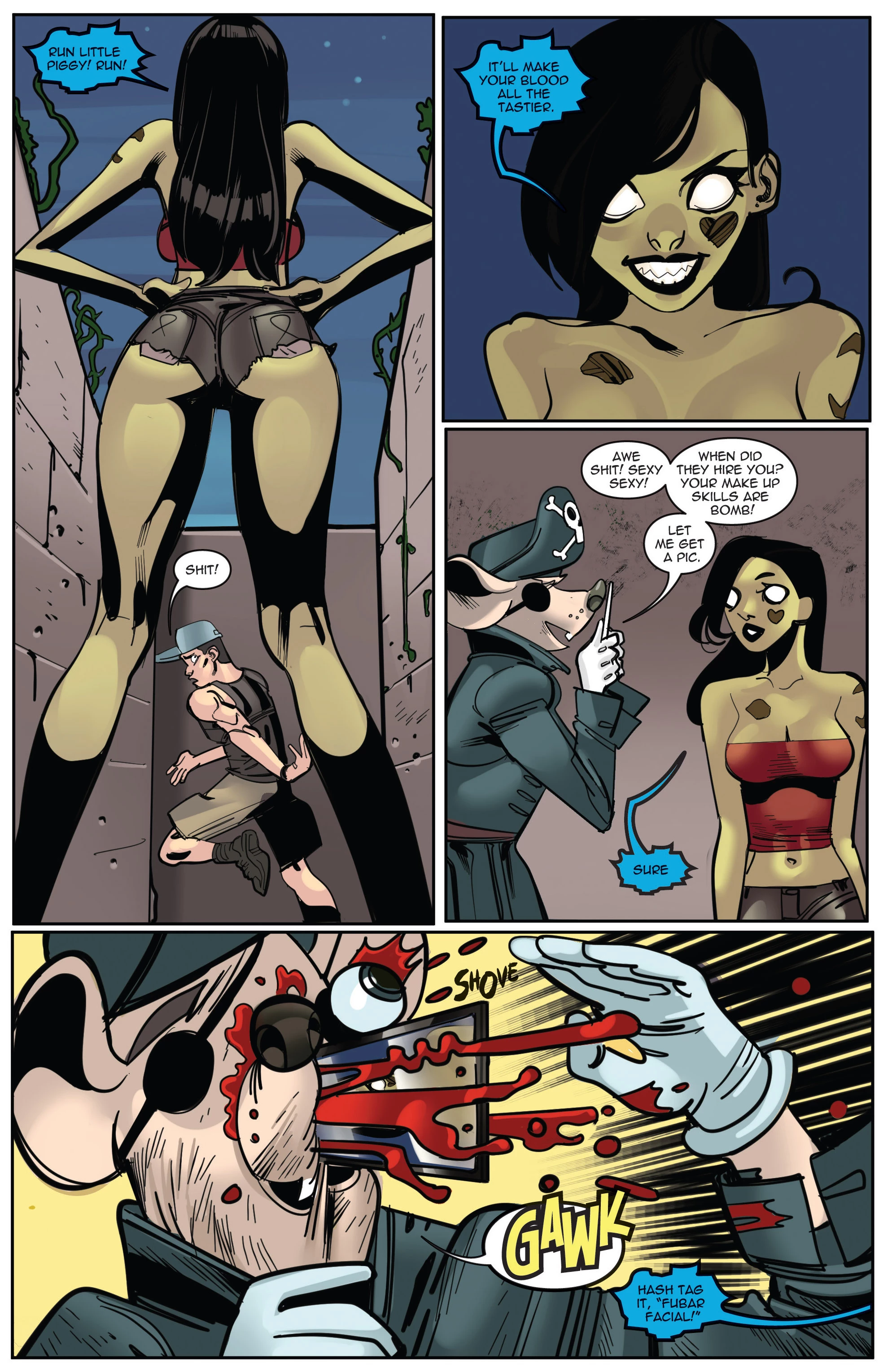 Zombie Tramp v3 .Halloween Special 2016 porn comic picture 9