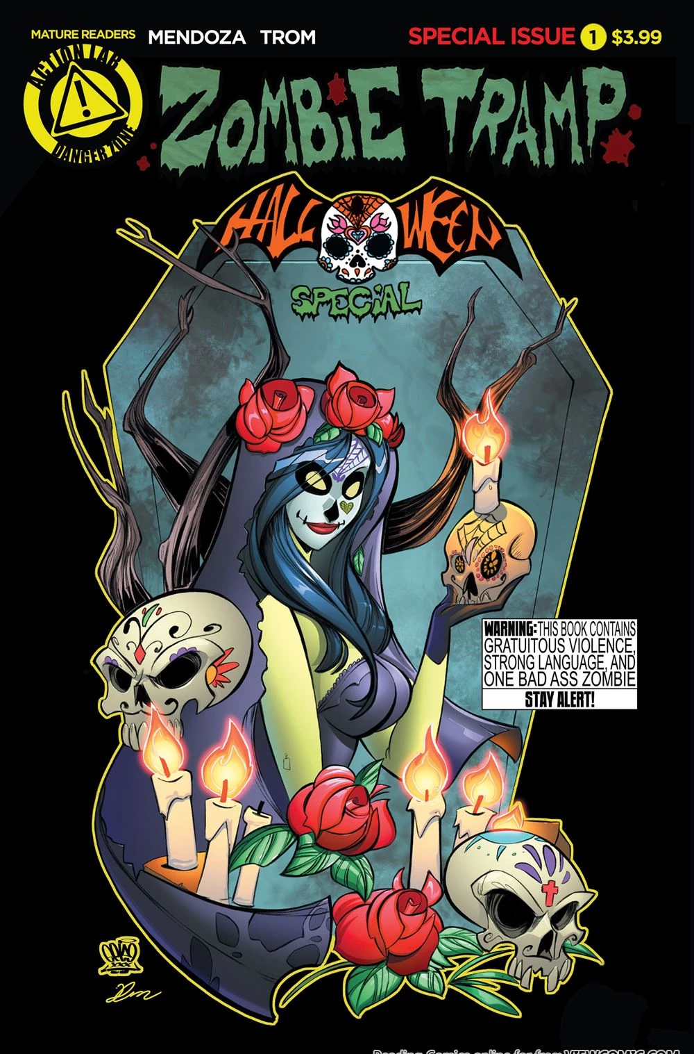 Zombie Tramp v3 .Halloween Special porn comic picture 1