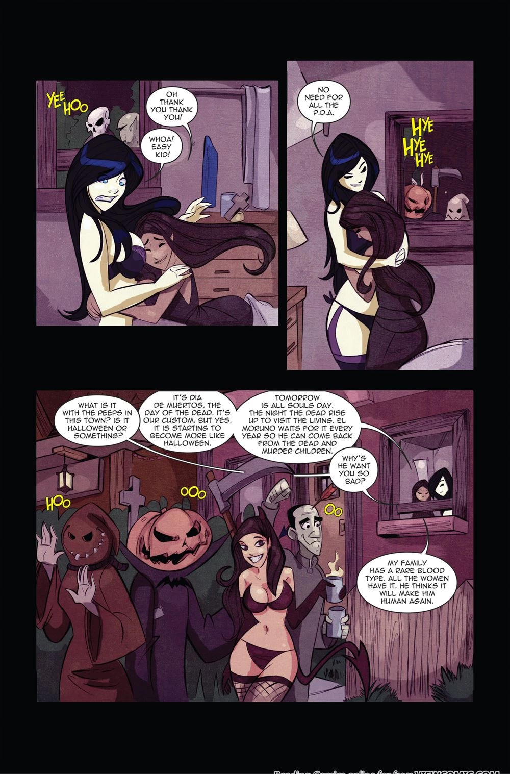 Zombie Tramp v3 .Halloween Special porn comic picture 10