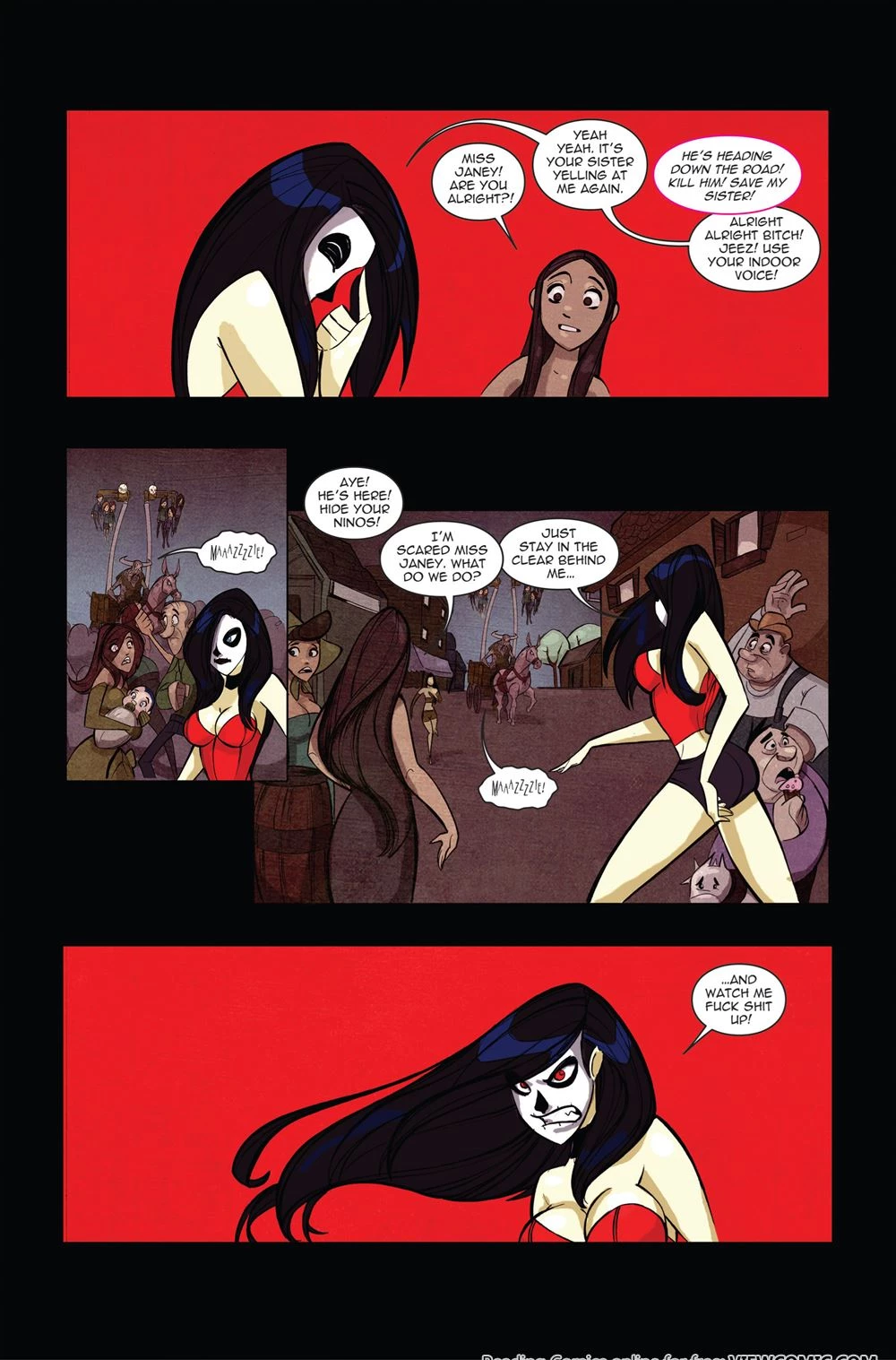 Zombie Tramp v3 .Halloween Special porn comic picture 18