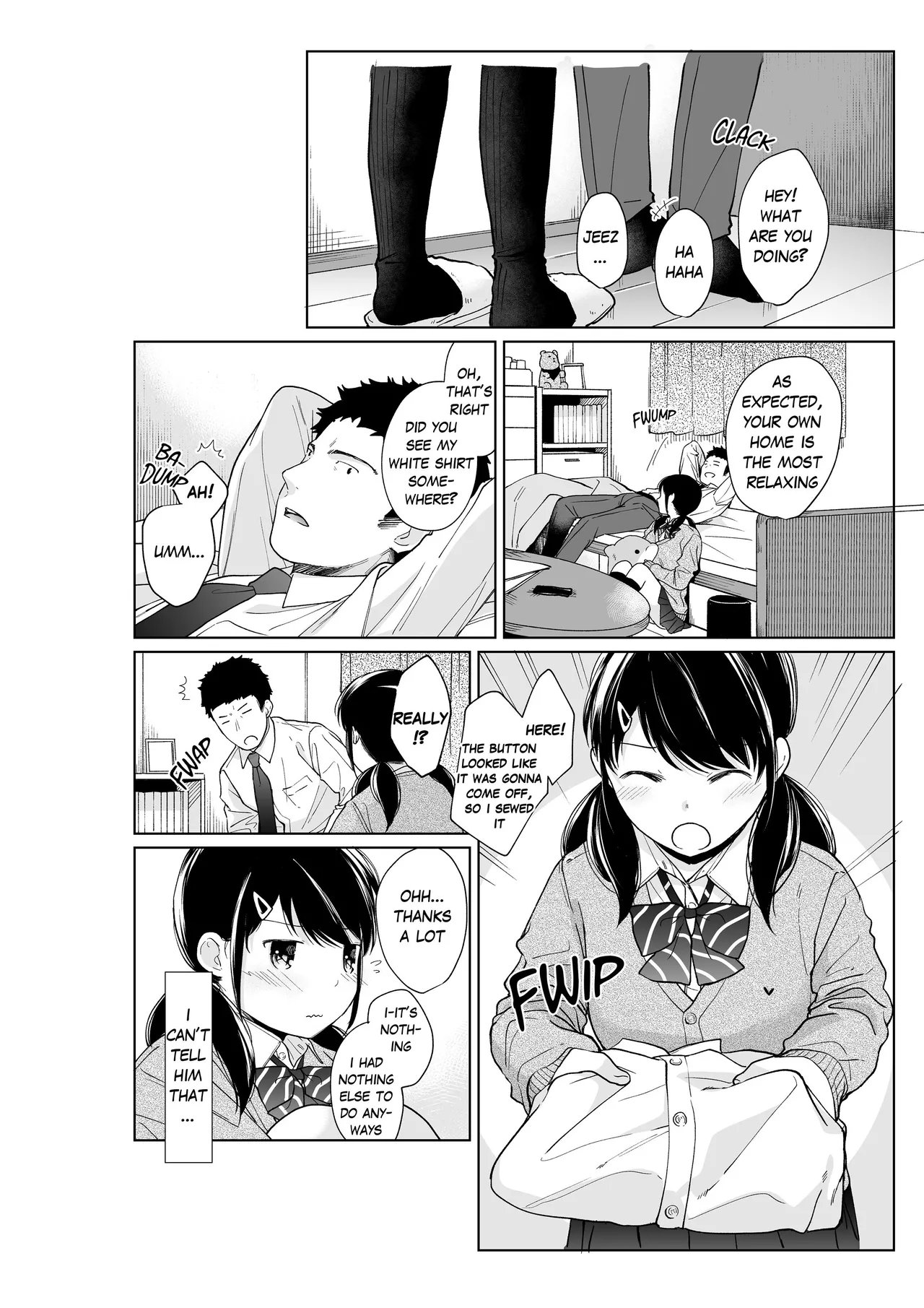 1 Room Apartment + Highschool Girl Suddenly Living Together? Close Contact!? First Sex!!? 15 porn comic picture 11
