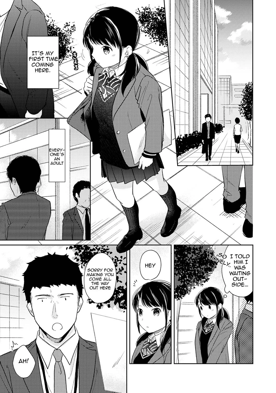 1 Room Apartment + Highschool Girl Suddenly Living Together? Close Contact!? First Sex!!? 16 porn comic picture 4