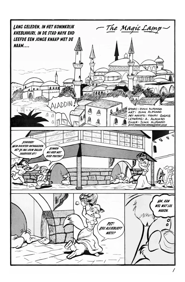 1001 Arabian Tails [Dutch] porn comic picture 2