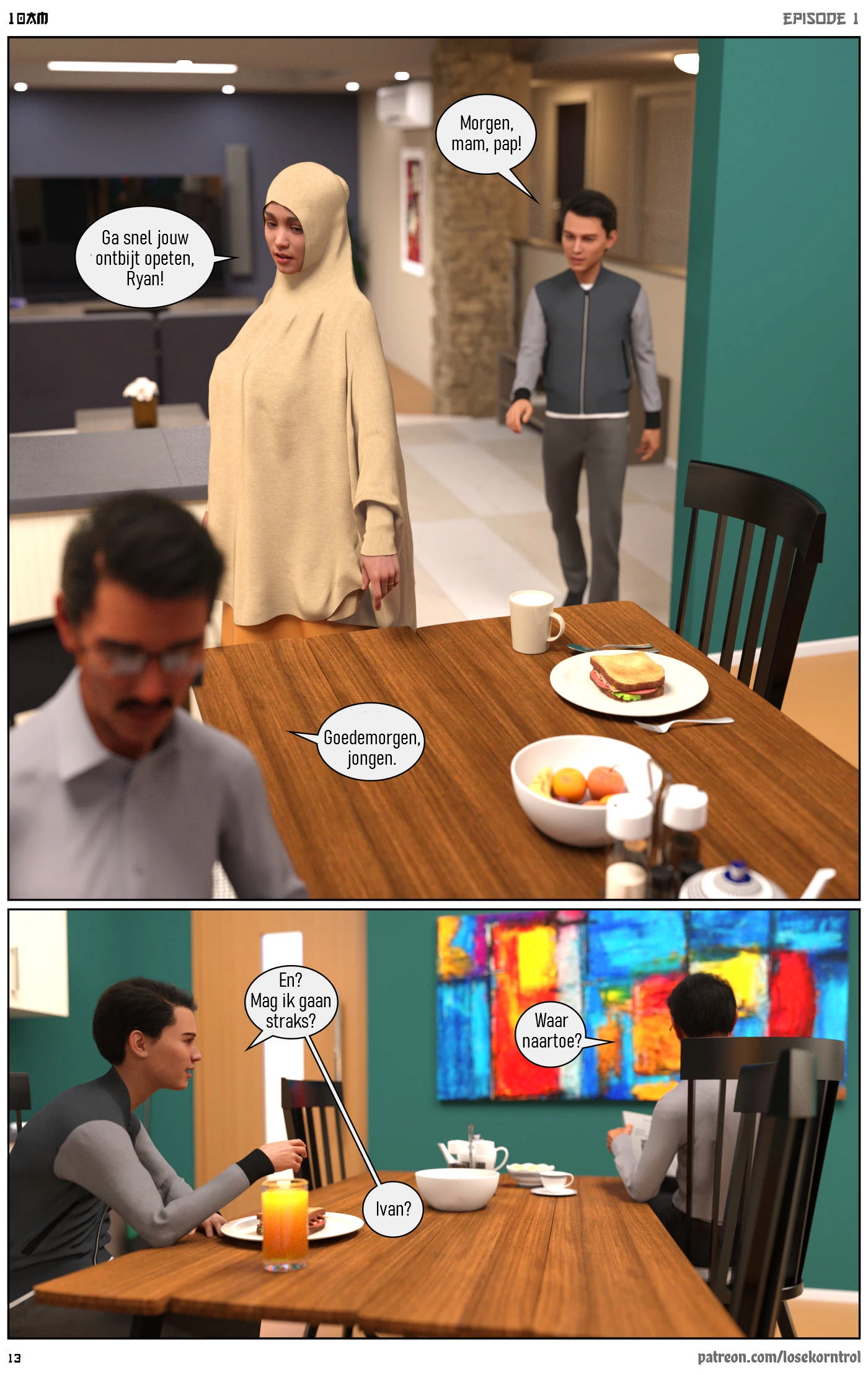 10AM Part 01 [NL} porn comic picture 14