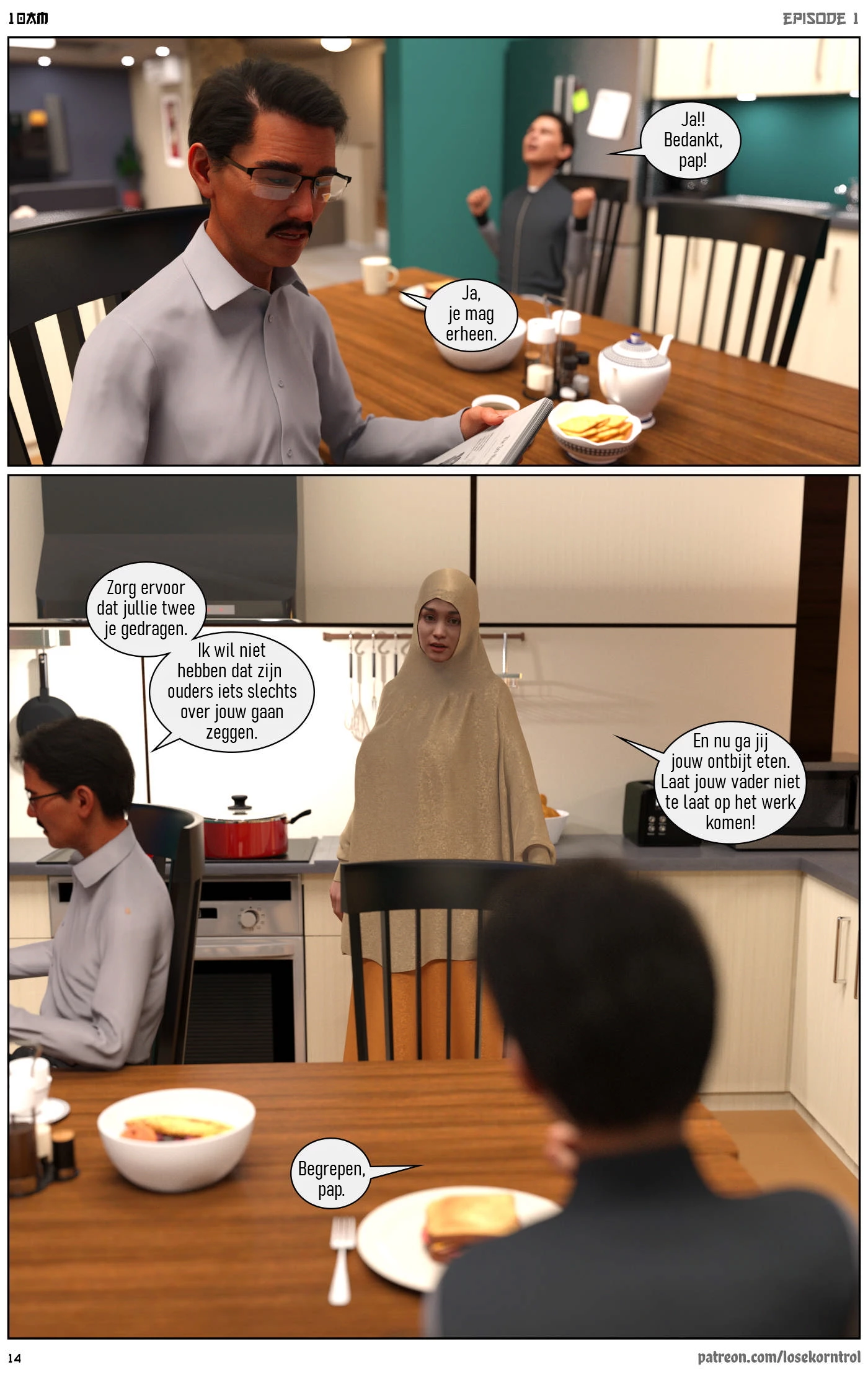 10AM Part 01 [NL} porn comic picture 15