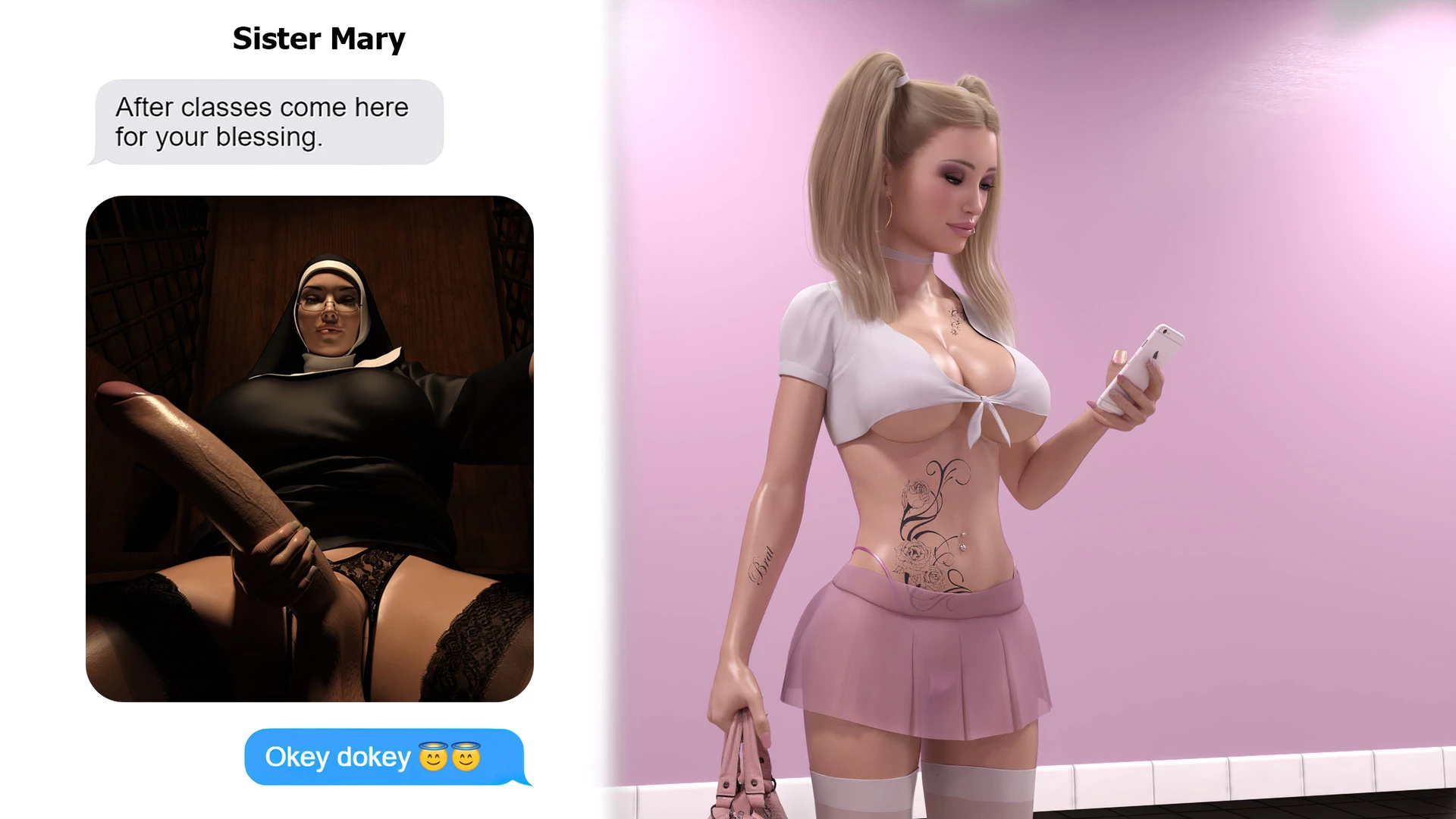 15.Good girl's apology porn comic picture 4