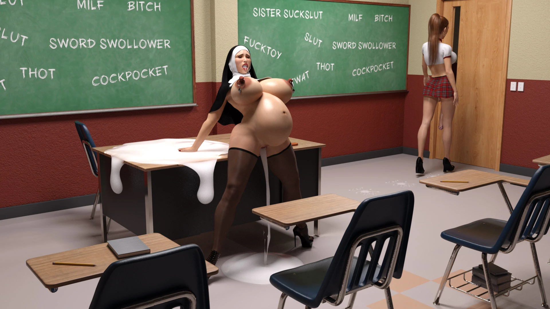 8.Nun and schoolgirl porn comic picture 35