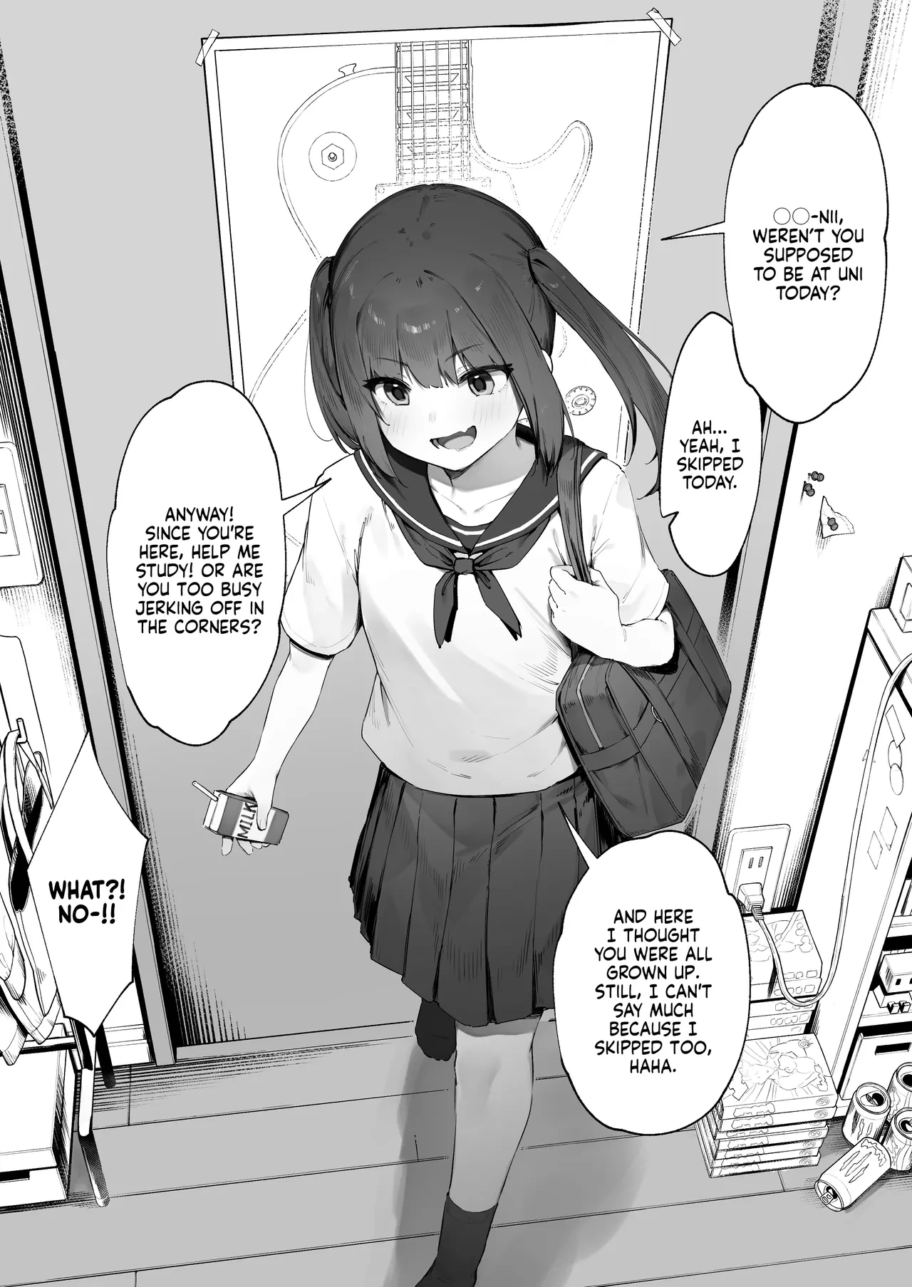 A Brat Who Just Wants to Be Noticed | Kizuite Hoshii Mesugaki porn comic picture 2
