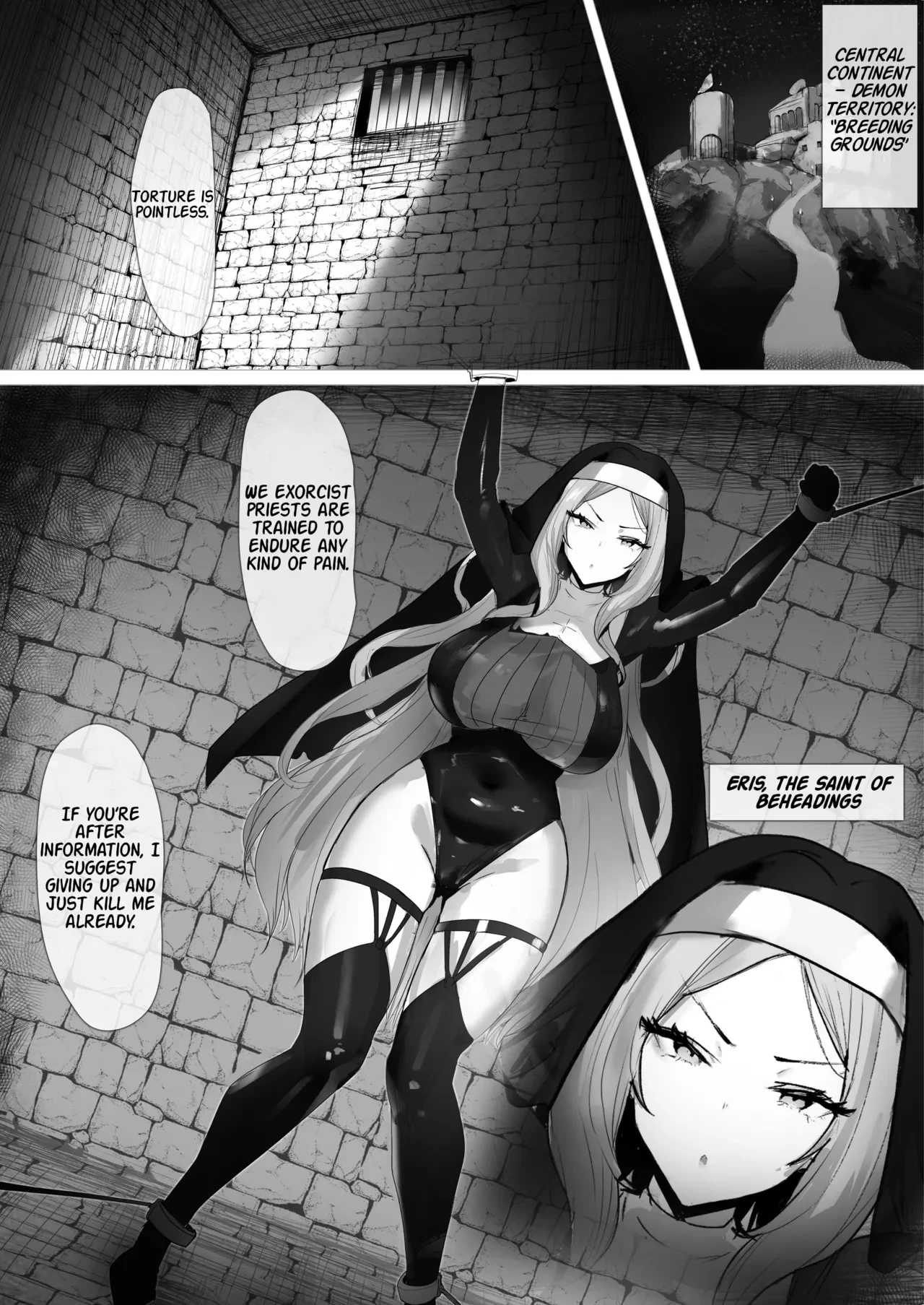 A Certain Holy Woman's Transformation into a Breeding Stallion porn comic picture 3