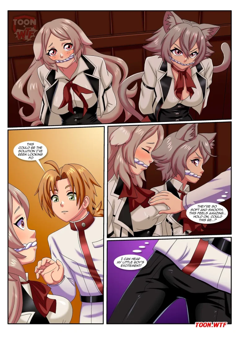 A Feline Lesson porn comic picture 3