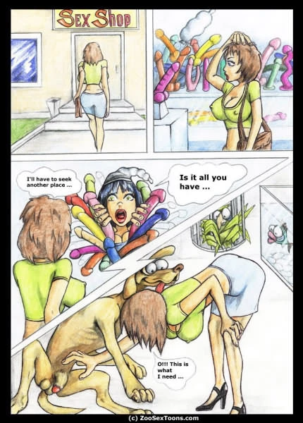 A Girl And Her Pets [English] porn comic picture 1