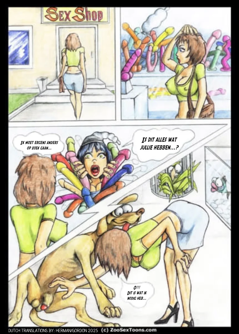 A Girl And Her Pets [NL] porn comic picture 1