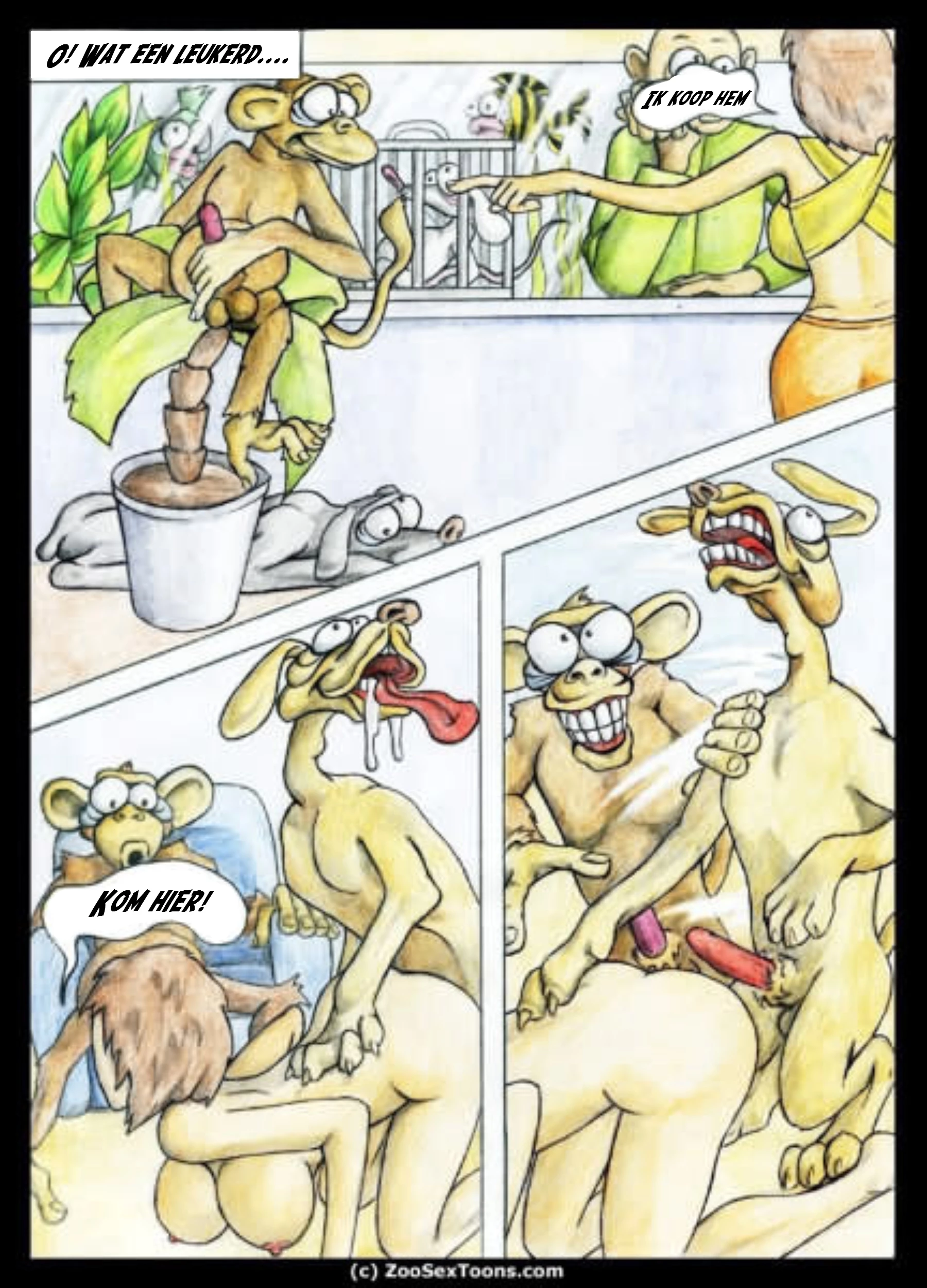 A Girl And Her Pets [NL] porn comic picture 4