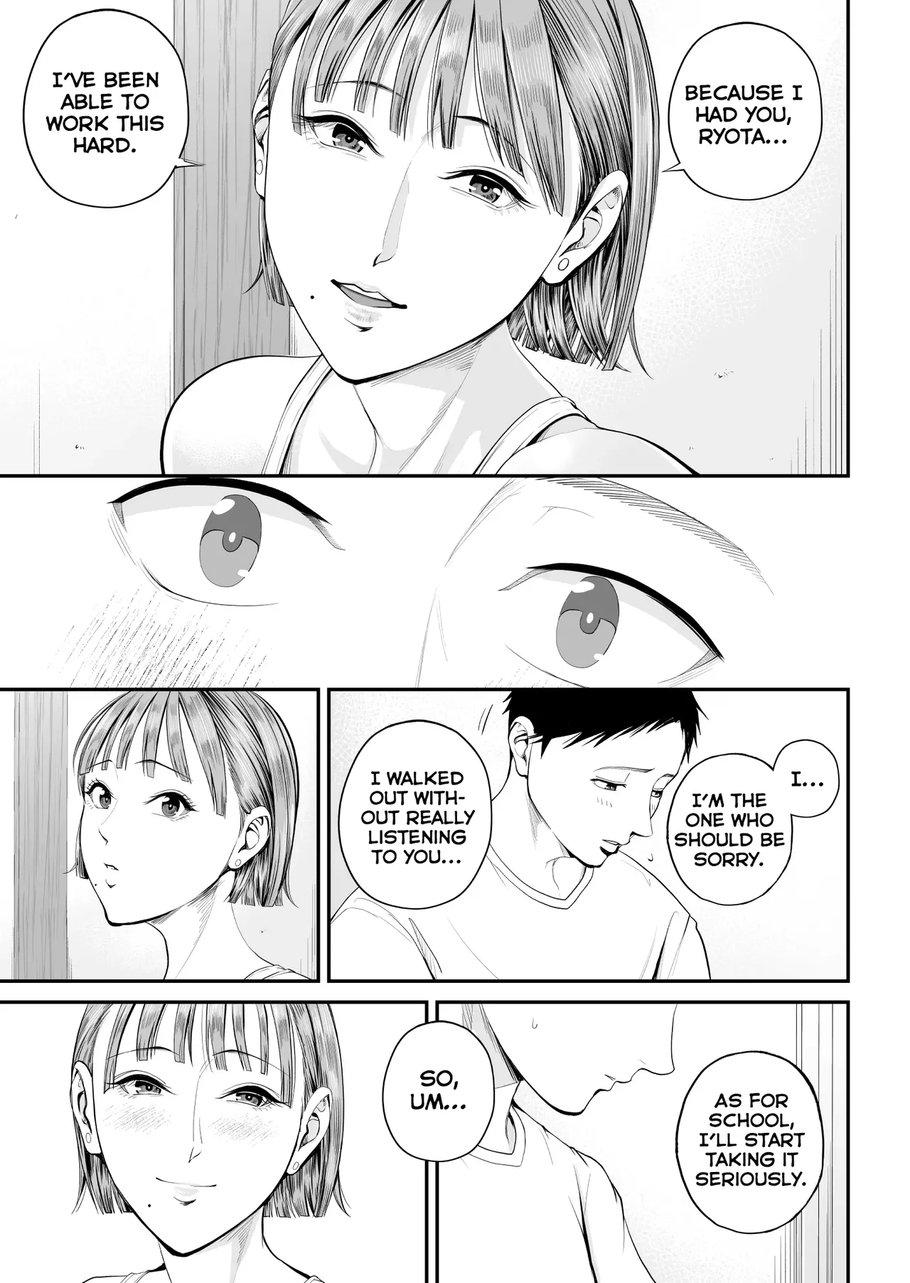 A Mother's Love ~Tonight I Become One With The Mom I Love~ | Boshi Jouji ~Daisuki na Okaa-san to Konya Majiwaru~ - MOTHER AND SON LOVE AFFAIR porn comic picture 18