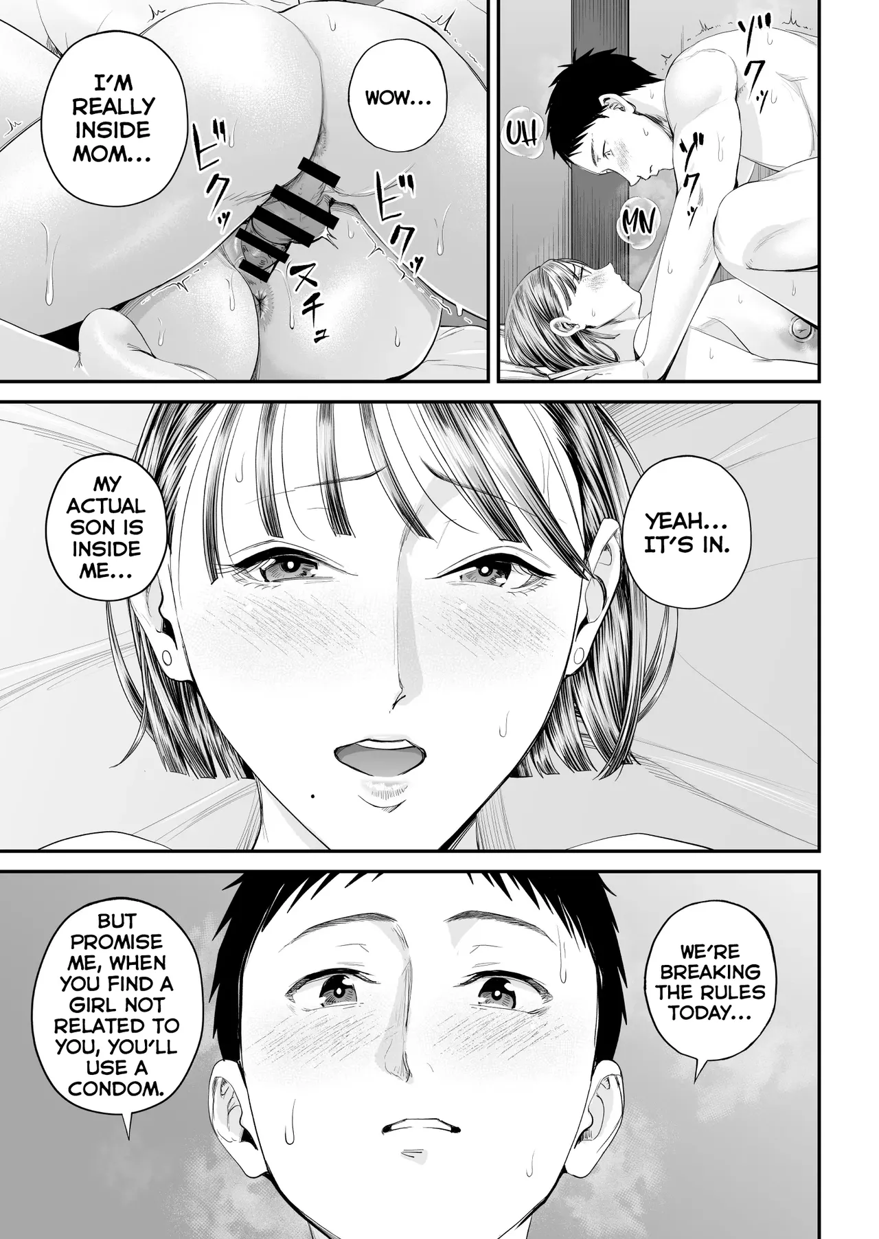 A Mother's Love ~Tonight I Become One With The Mom I Love~ | Boshi Jouji ~Daisuki na Okaa-san to Konya Majiwaru~ - MOTHER AND SON LOVE AFFAIR porn comic picture 70