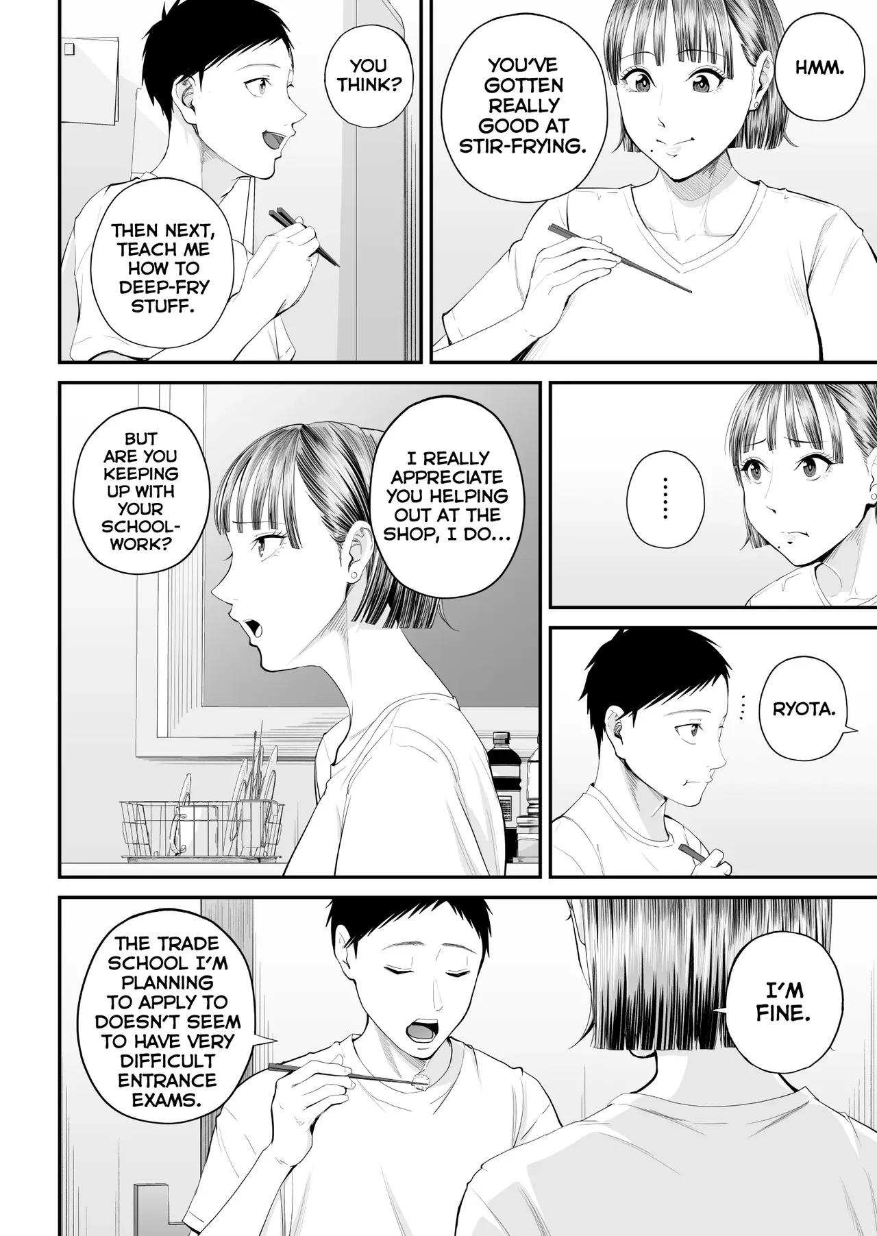 A Mother's Love ~Tonight I Become One With The Mom I Love~ | Boshi Jouji ~Daisuki na Okaa-san to Konya Majiwaru~ - MOTHER AND SON LOVE AFFAIR porn comic picture 9