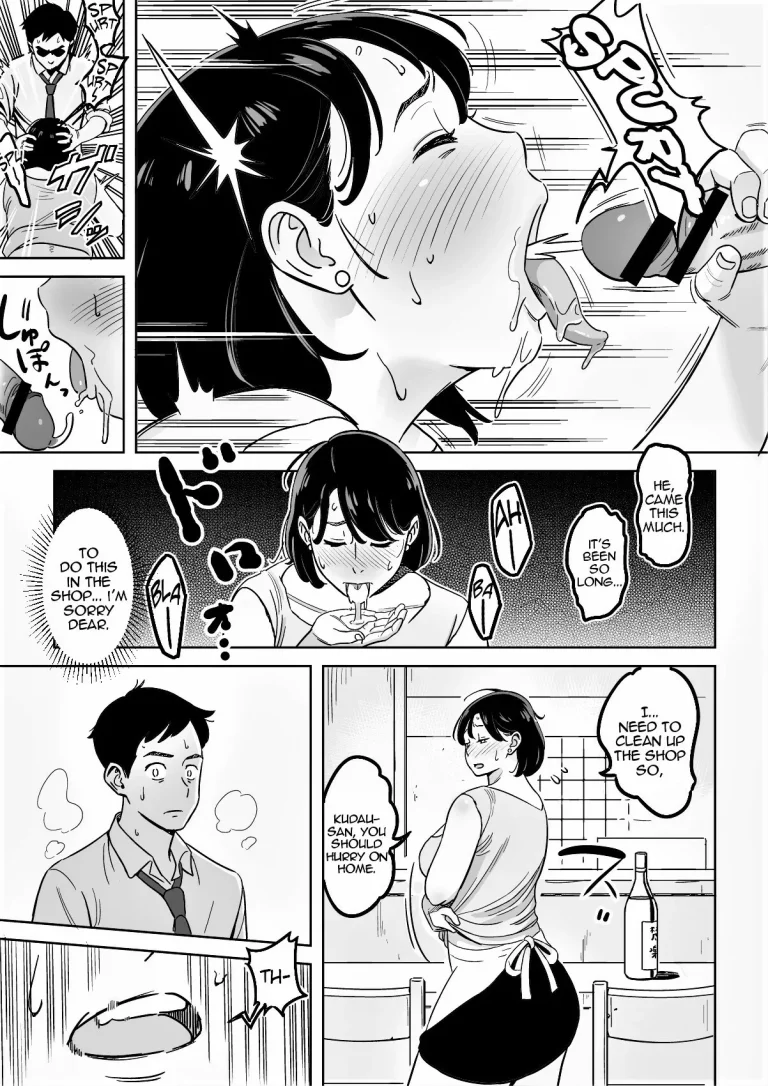A Nice Plump Wife In A Restaurant With A Delicious Body porn comic picture 17