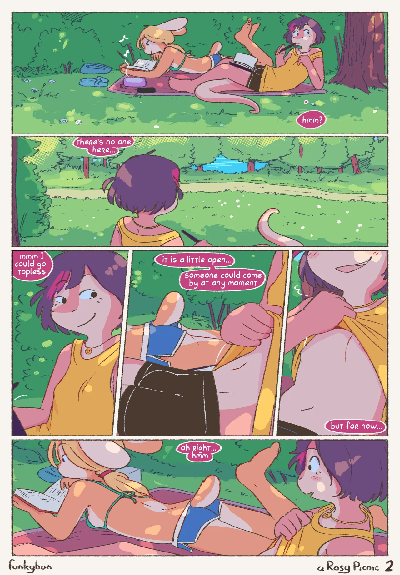 A Rosy Picnic porn comic picture 2