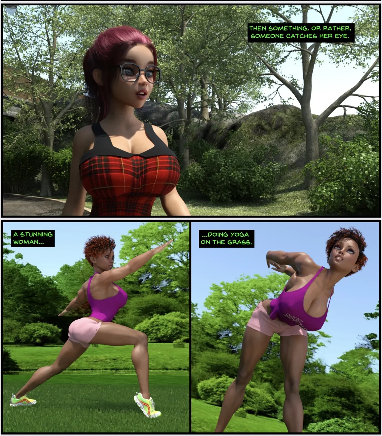 A walk in the park porn comic picture 2