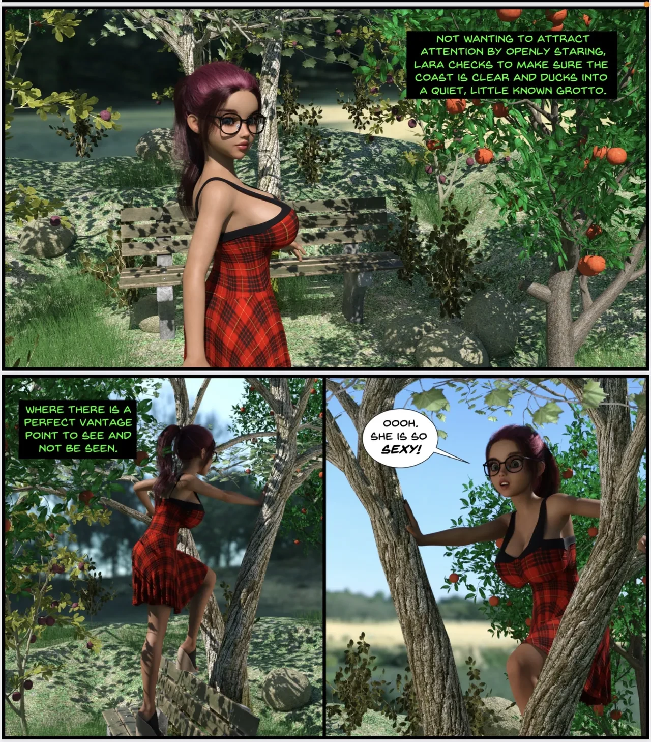 A walk in the park porn comic picture 3