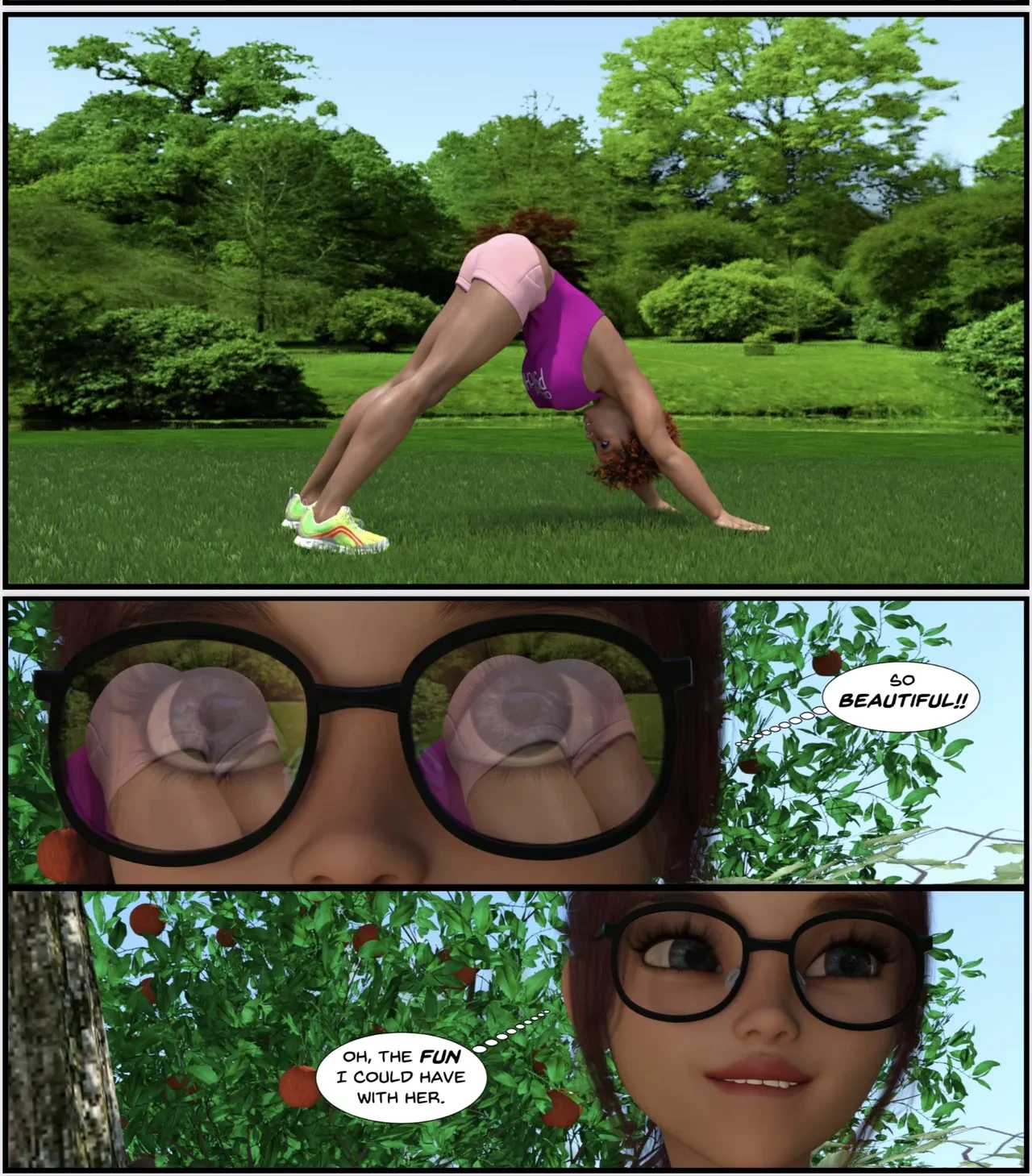 A walk in the park porn comic picture 4