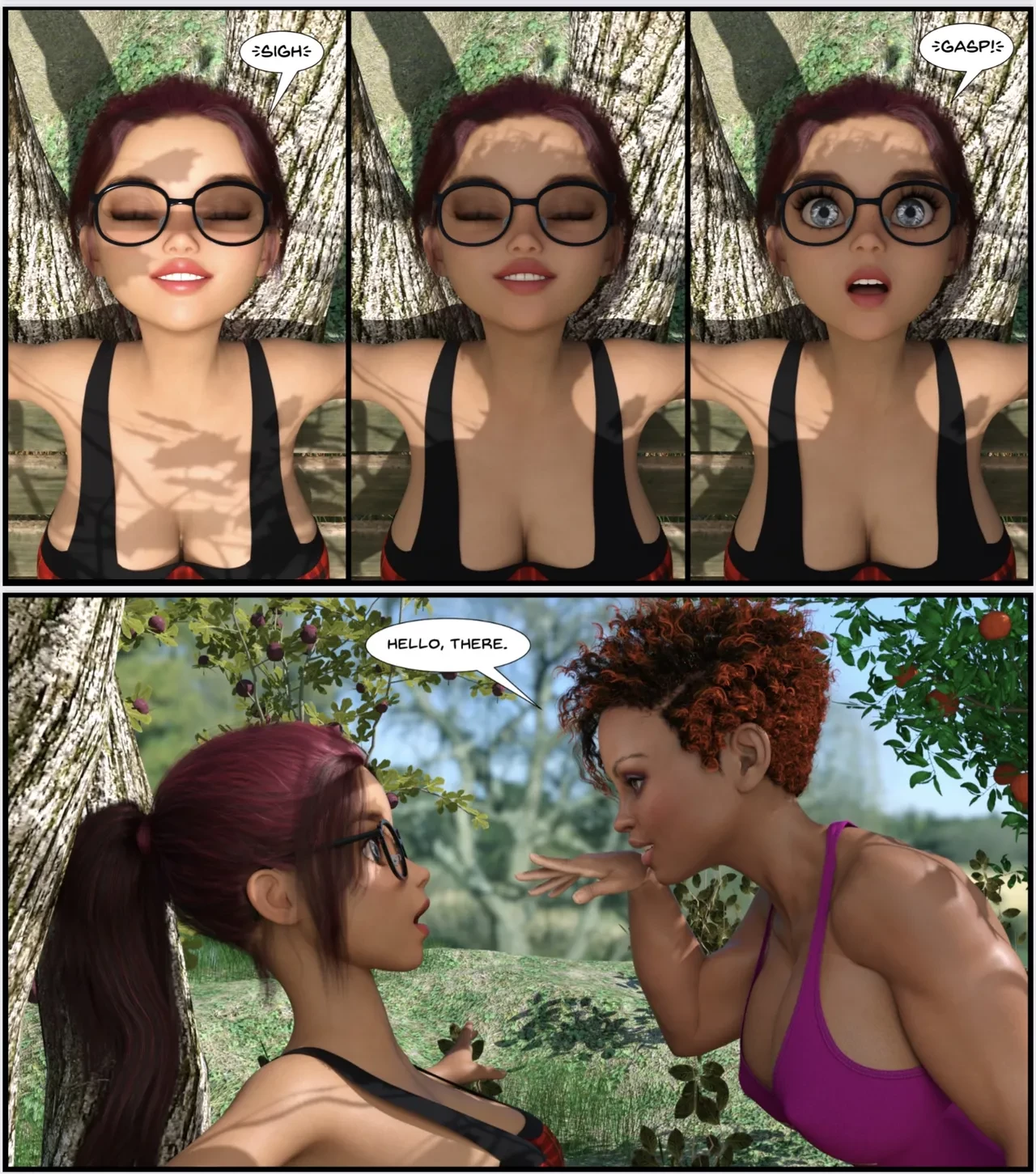 A walk in the park porn comic picture 8