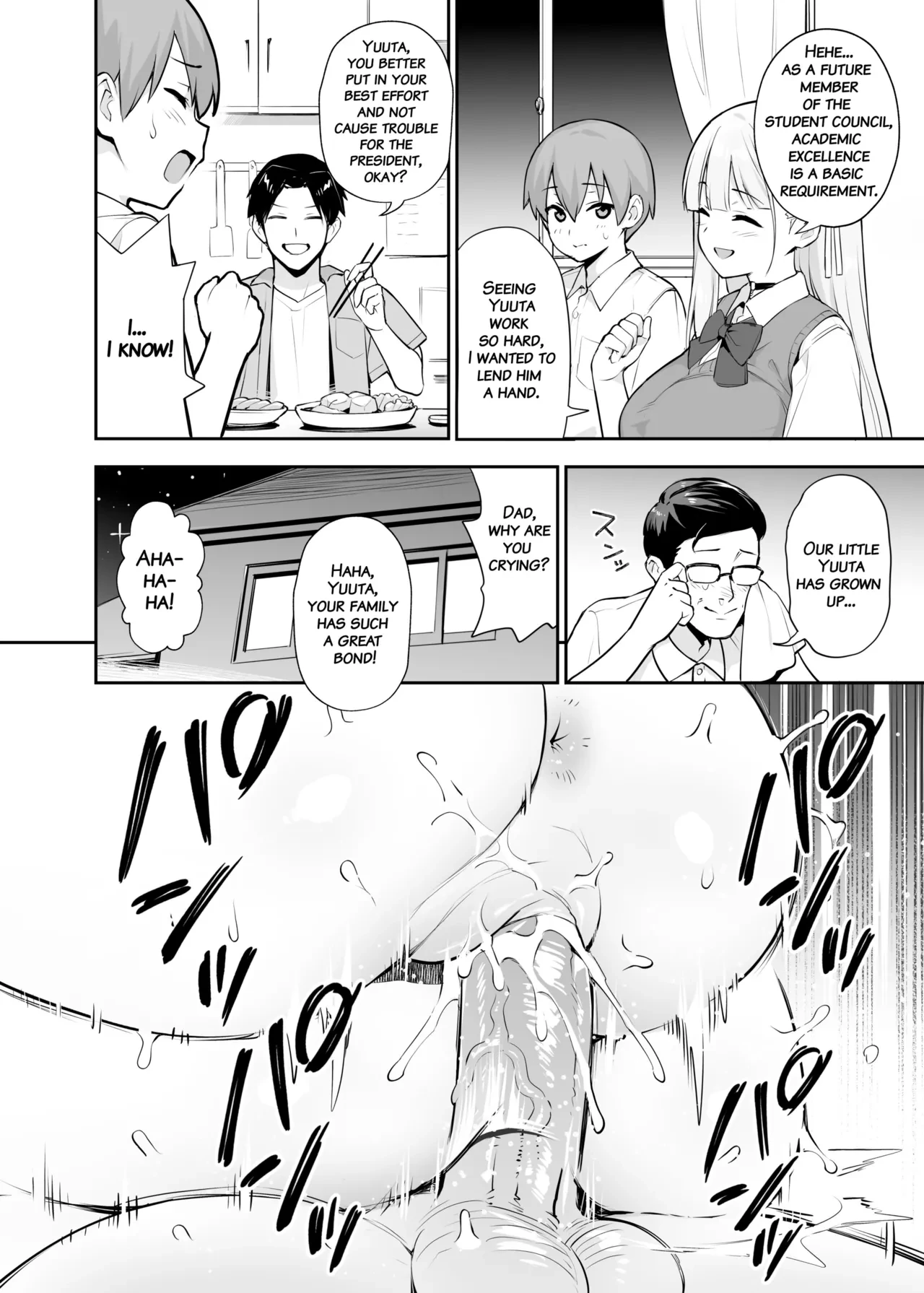 About the Beloved Student President's Huge Tits 2 | Akogare no Seitokaichou ga Kyonyuu Sugiru Ken 2 porn comic picture 7