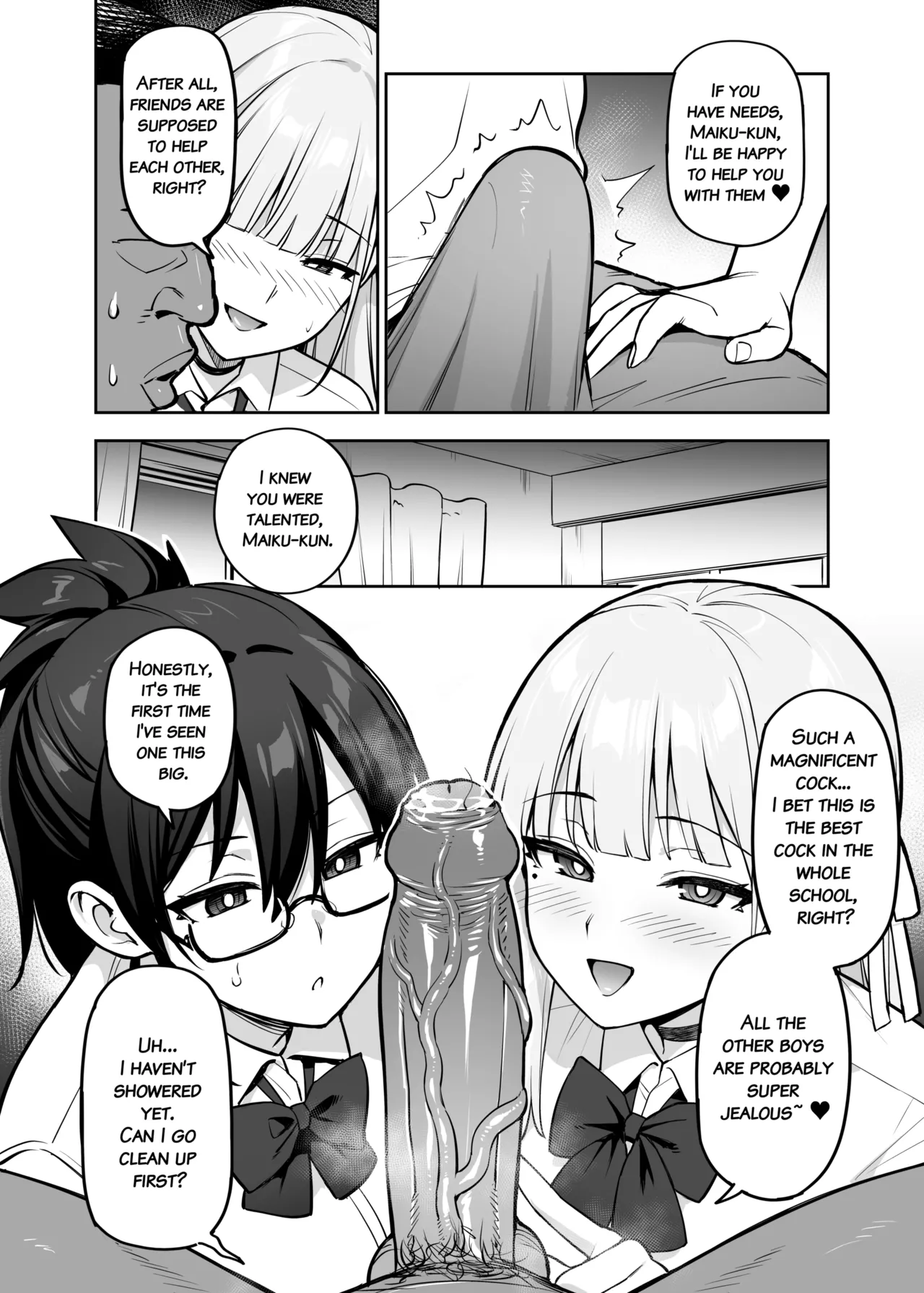 About the Student Council Members' Huge Tits! | Seitokai no Joshi-tachi ga Kyonyuu Sugiru Ken porn comic picture 41