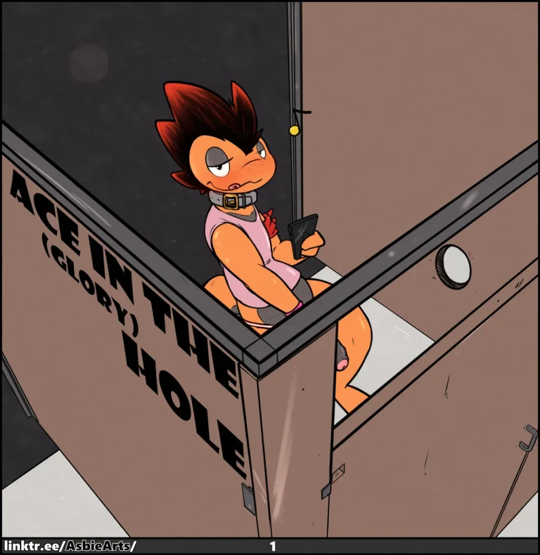 Ace in the GloryHole porn comic picture 1