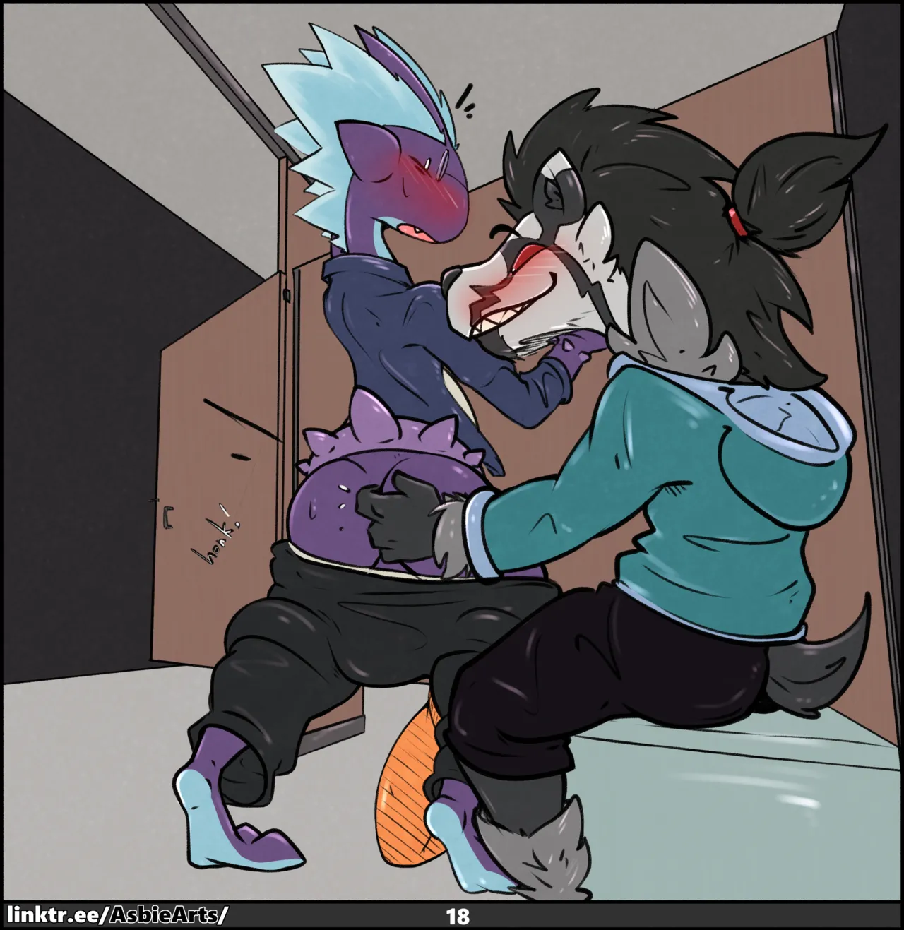 Ace in the GloryHole porn comic picture 18